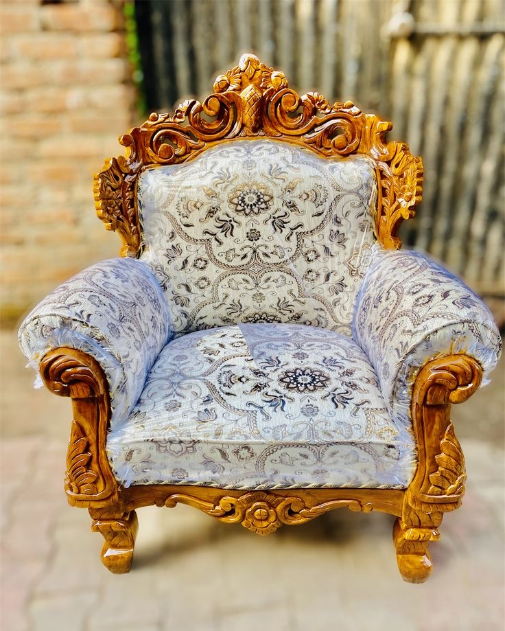 Royal Floral Armchair